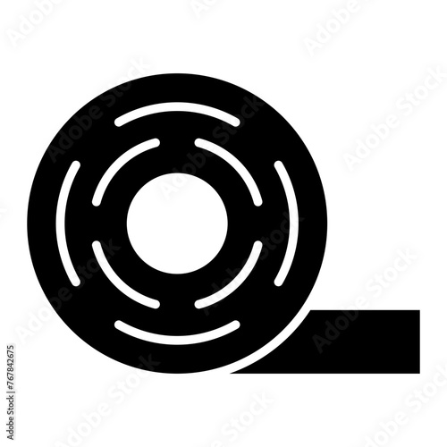   Insulating Tape glyph icon