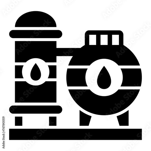   Distillation glyph icon