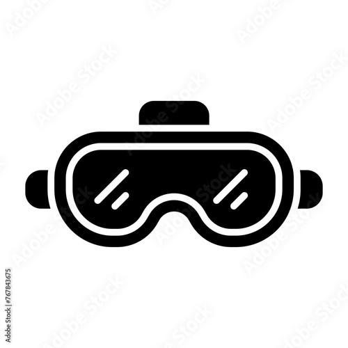  Goggles glyph icon