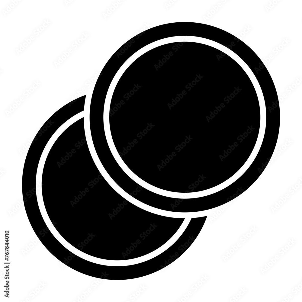 Sustainable disposables market glyph icon Sustainable disposables market glyph icon