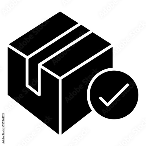   Disposable packaging solutions glyph icon
