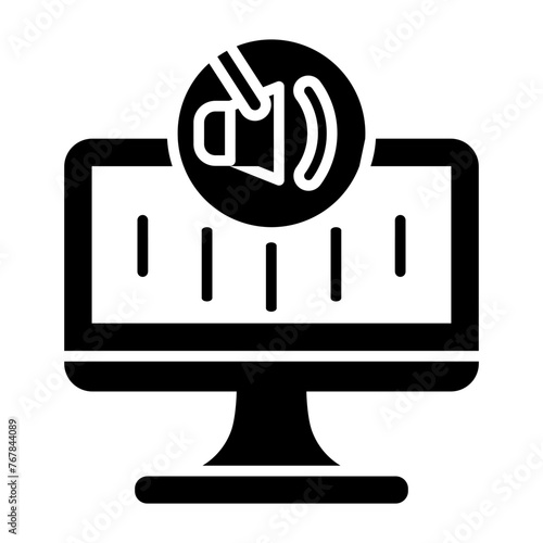   Noise Reduction glyph icon