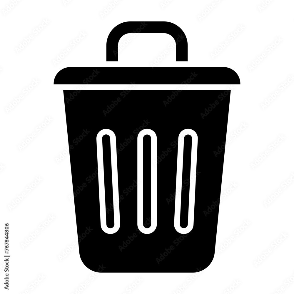 Recycling Bin glyph icon Recycling Bin glyph icon