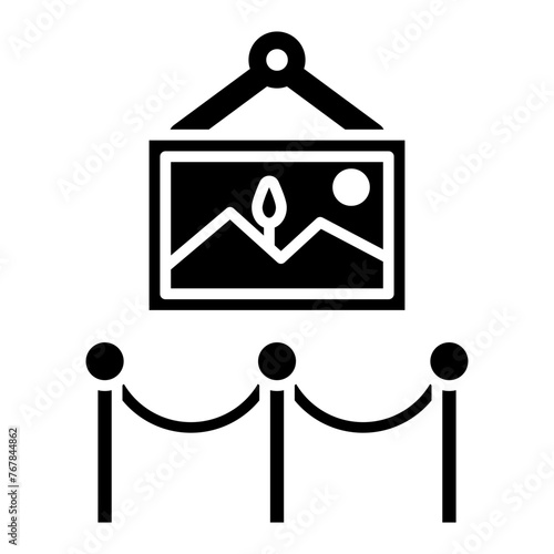   Art Gallery glyph icon