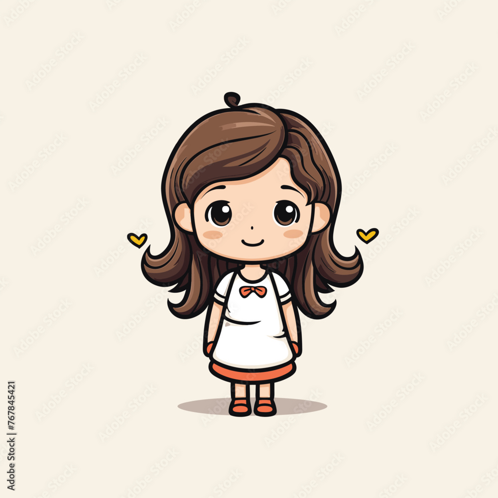 A cheerful cartoon character with spiky hair and big eyes A cheerful cartoon character with spiky hair and big eyes