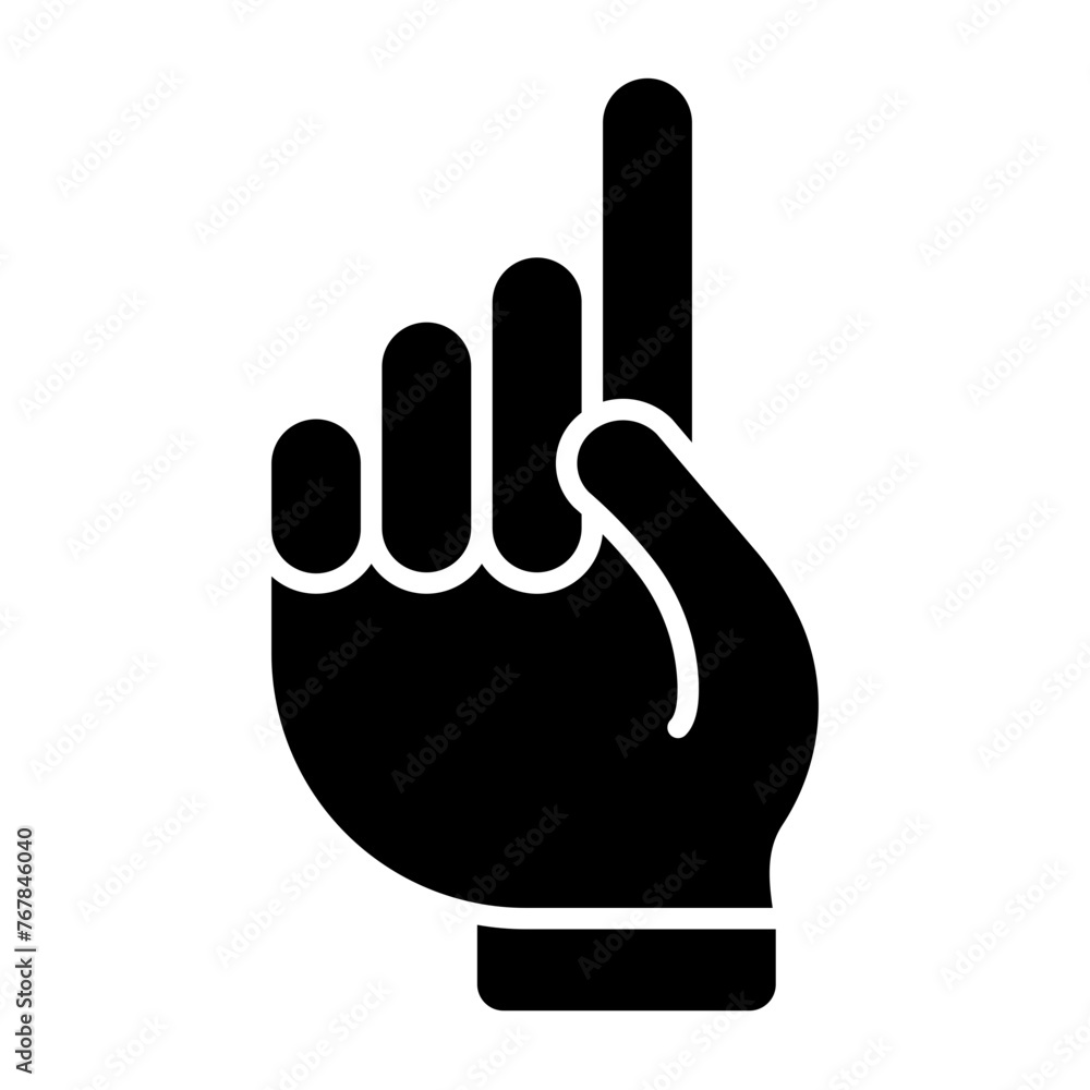 Umpire's Finger glyph icon Umpire's Finger glyph icon