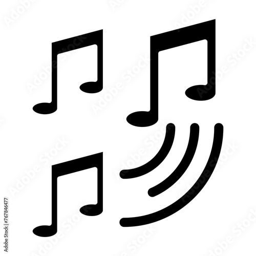 music glyph icon