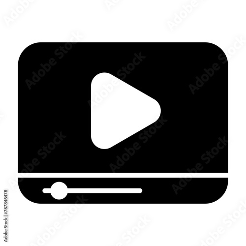 video glyph icon