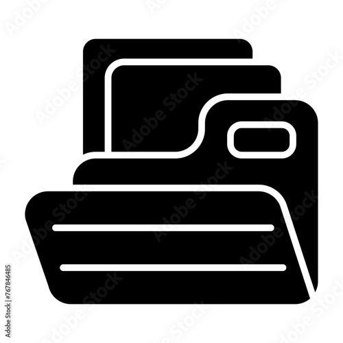 folder glyph icon