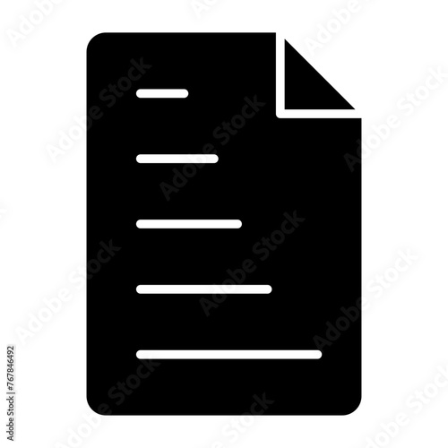 document glyph icon