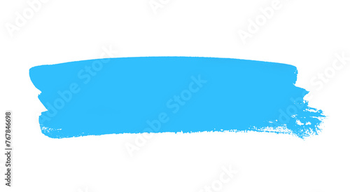 Pinselstreifen mit blauer Farbe - handgemalt