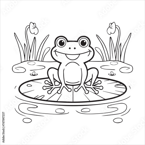 Tree frog art Stock Vector  Icons and Graphics