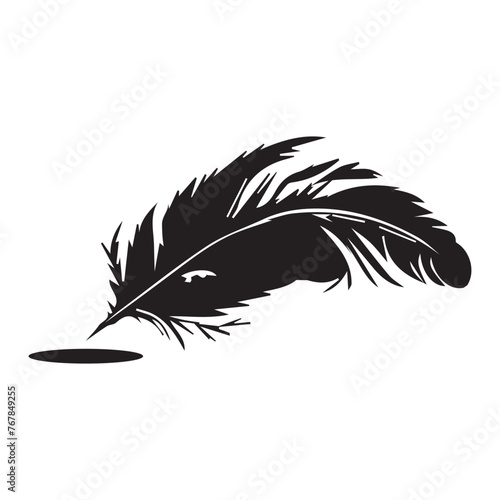 vectors icon feather symbol illustration