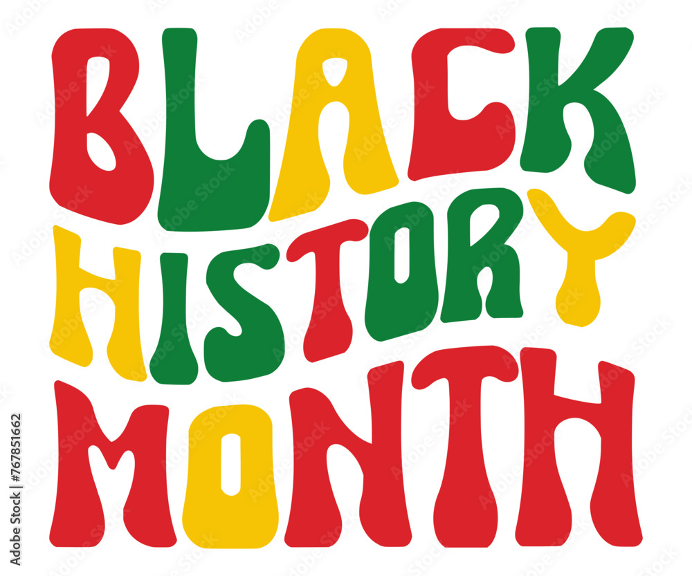 Black History Month Retro,Svg Cut File Black History Month Retro,Svg Cut File