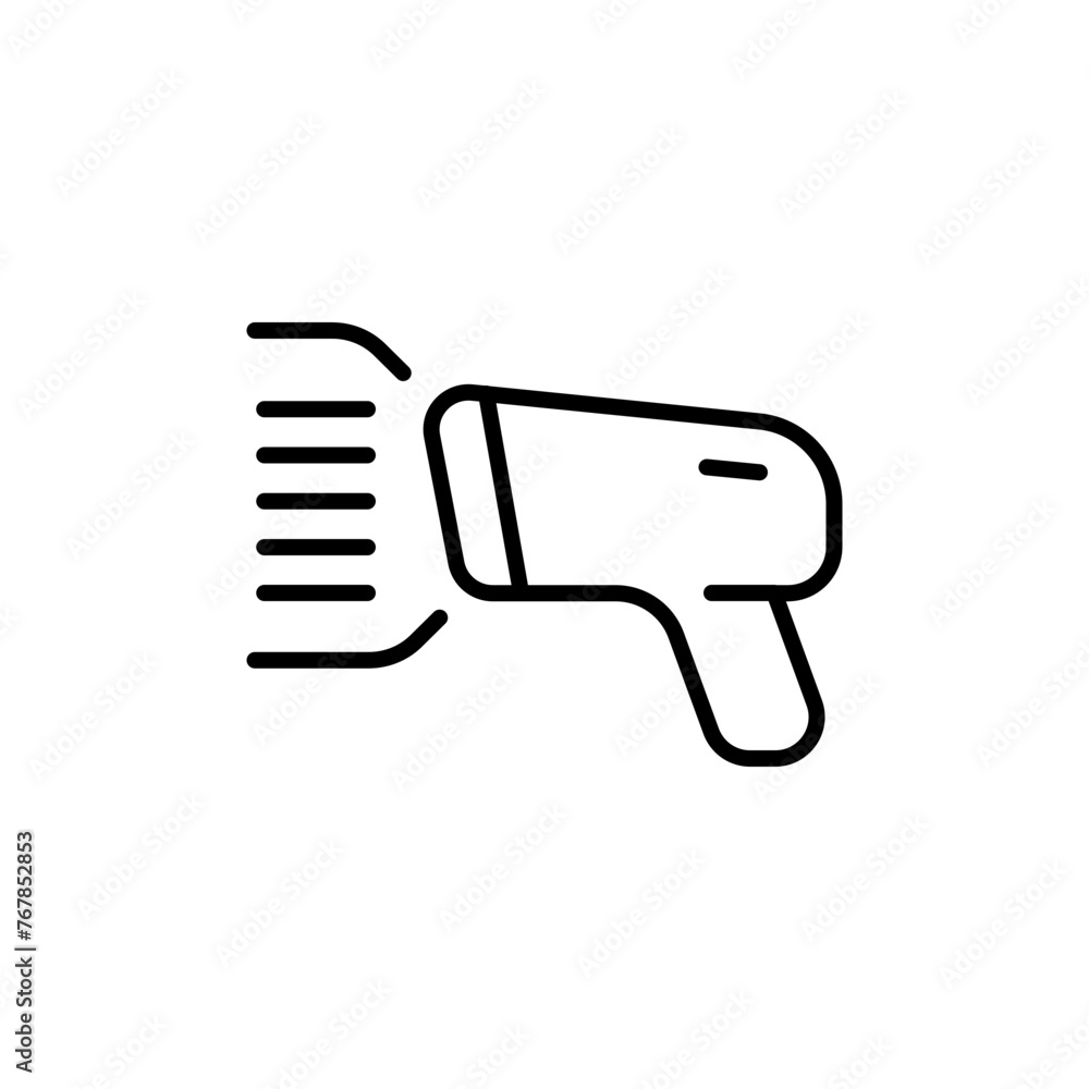 Barcode scanner outline icons, minimalist vector illustration ,simple transparent graphic element .Isolated on white background Barcode scanner outline icons, minimalist vector illustration ,simple transparent graphic element .Isolated on white background
