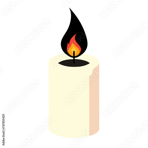 burning candle
