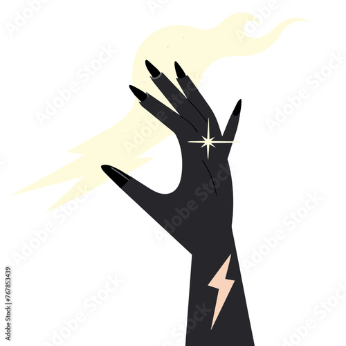 lightning in the hand