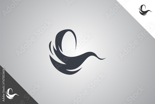 Hijab logo. Beauty, personal care and fashion brand identity design template. Perfect logo fit for business related to cosmetics and personal care industry. Isolated background. Vector eps 10.