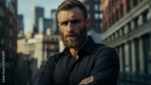 middle aged businessman