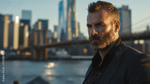 middle aged businessman