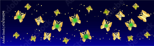 Vibrant Butterfly Collection  Realistic Isolated Vectors for Creative Designs  Sky s Elegance   Modern Decor Delights