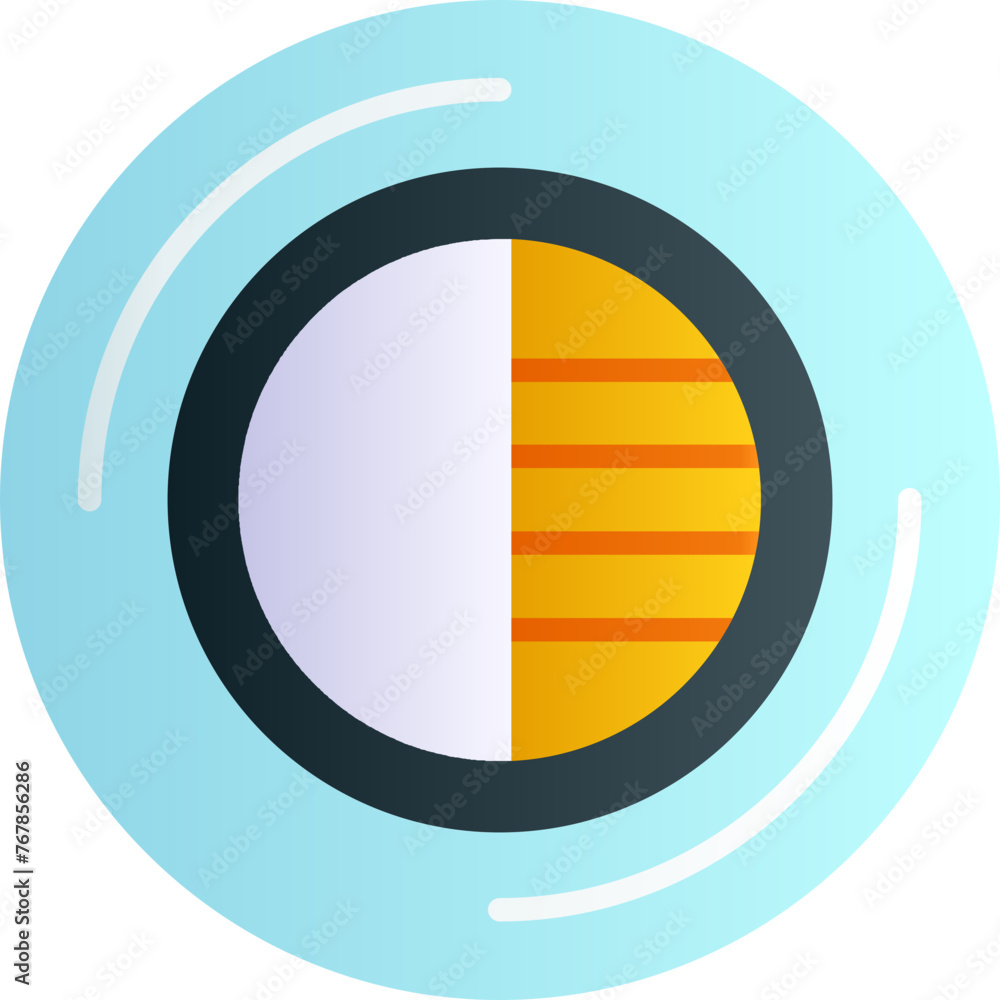 Fototapeta premium Contrast Icon