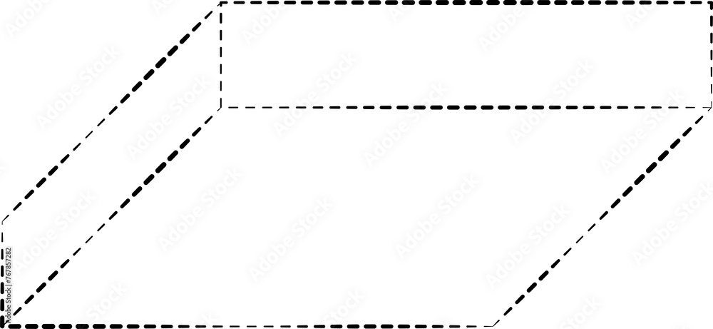 Geometric shapes dash line. Decoration element Geometric shapes dash line. Decoration element