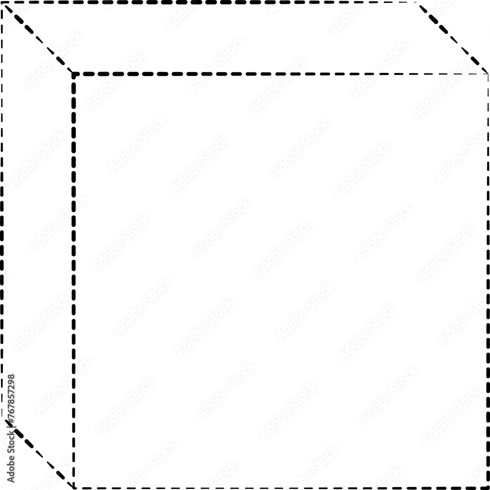 Geometric shapes dash line. Decoration element Geometric shapes dash line. Decoration element