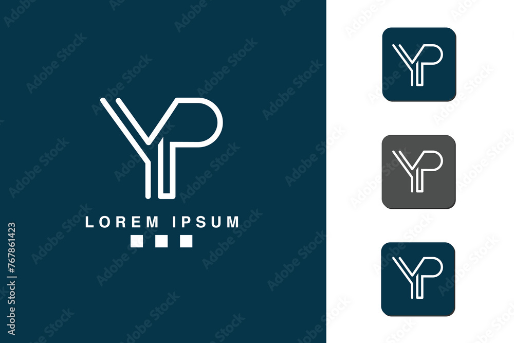 YP, PY,Y , P, Abstract Logo Monogram YP, PY,Y , P, Abstract Logo Monogram