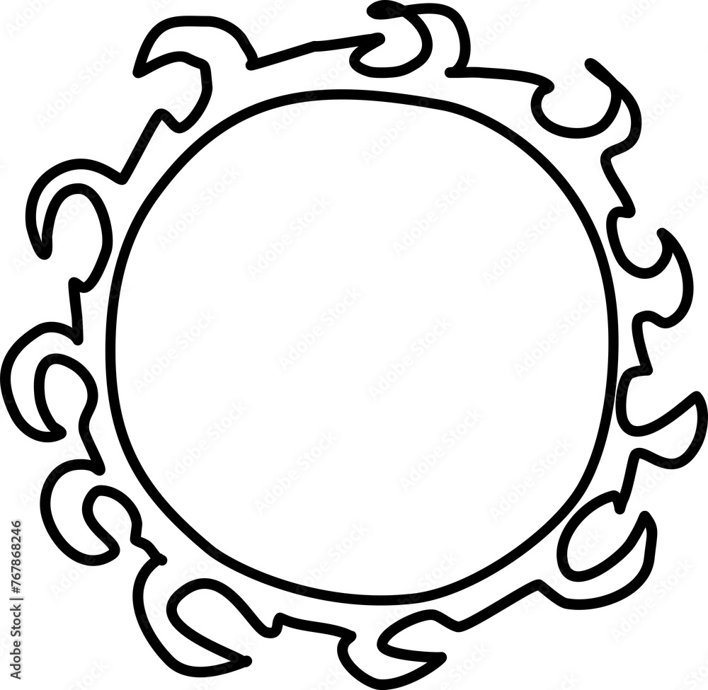 Sun drawing icon. Hand drawn set Sun drawing icon. Hand drawn set