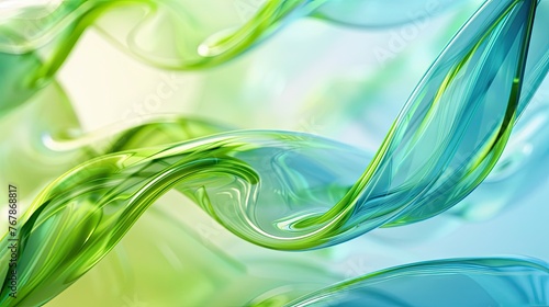 Blue and green abstract background