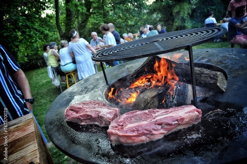 Brasero, côte de boeuf