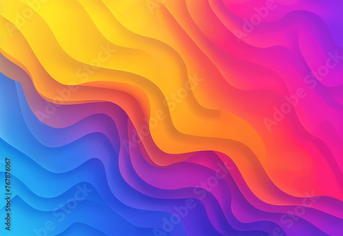Multi layers color texture 3D papercut layers in gradient vector banner. Carving art. Cover layout material design template. Abstract realistic papercut decoration textured with cardboard wavy layers