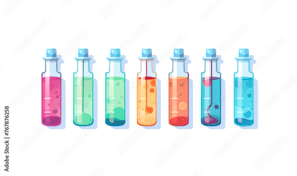 Medical vials vector flat minimalistic isolated vector style illustration Medical vials vector flat minimalistic isolated vector style illustration