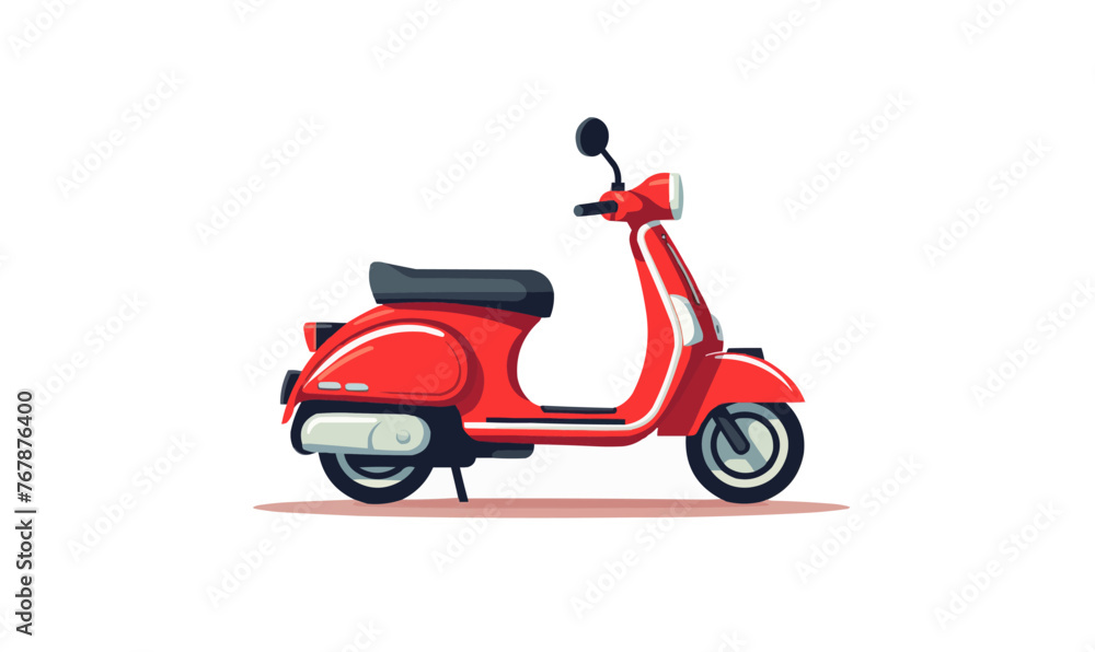 scooter vector flat minimalistic isolated illustration scooter vector flat minimalistic isolated illustration