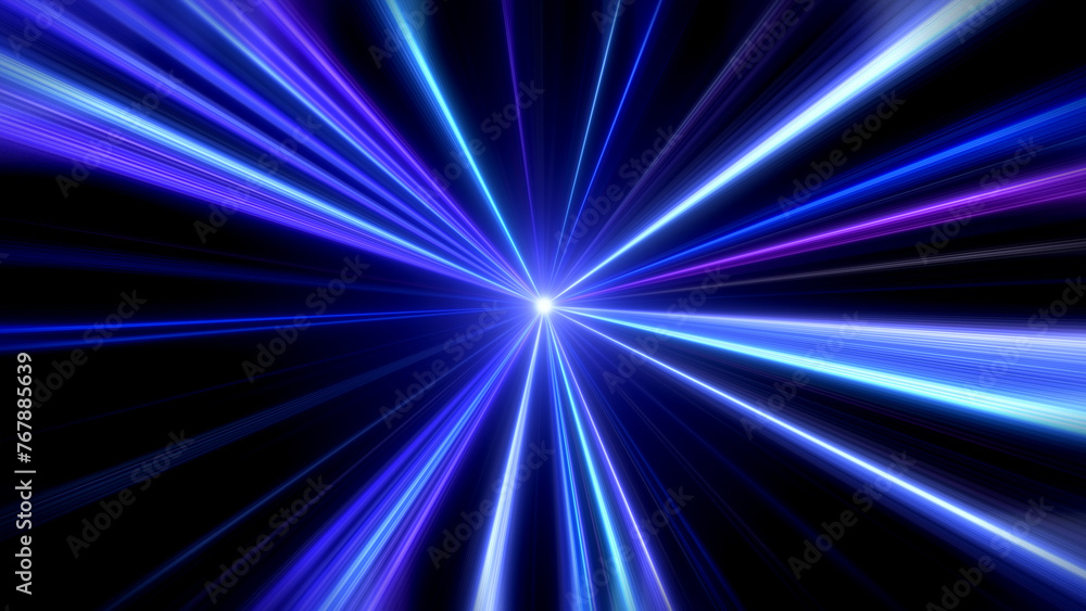 Blue Strobe Lights Effect Background Blue Strobe Lights Effect Background