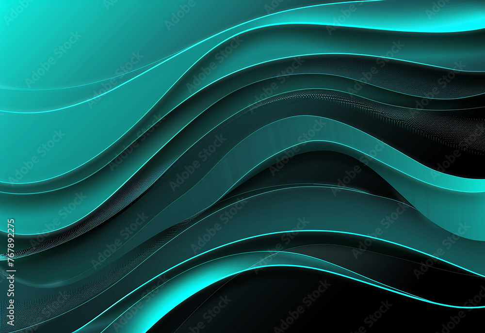 Animated background video with turquoise spiral wave pattern Animated background video with turquoise spiral wave pattern