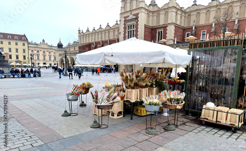 Kraków rynek Główny centrum miasta photo