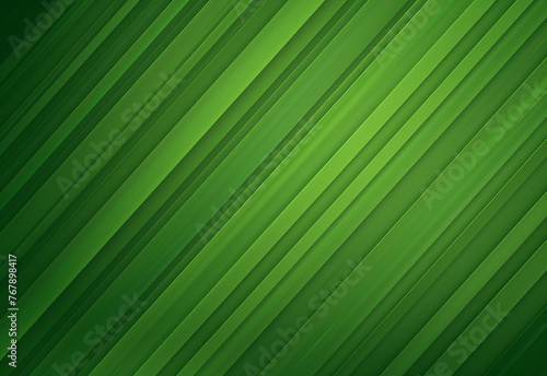 Green abstract background with geometric shapes gradient color for presentation design