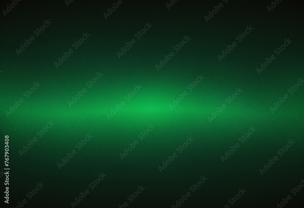 Dark green glowing grainy gradient background, noise texture effect, copy space colorful background