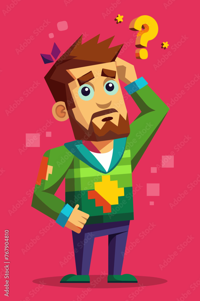 Young puzzled, doubtful, confused man thinking, trying to find solution, worried expression on his face, concept - Sorry, don't know how it happened. Copy space. Young puzzled, doubtful, confused man thinking, trying to find solution, worried expression on his face, concept - Sorry, don't know how it happened. Copy space.