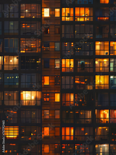 bloco de apartamentos, imagem de fundo