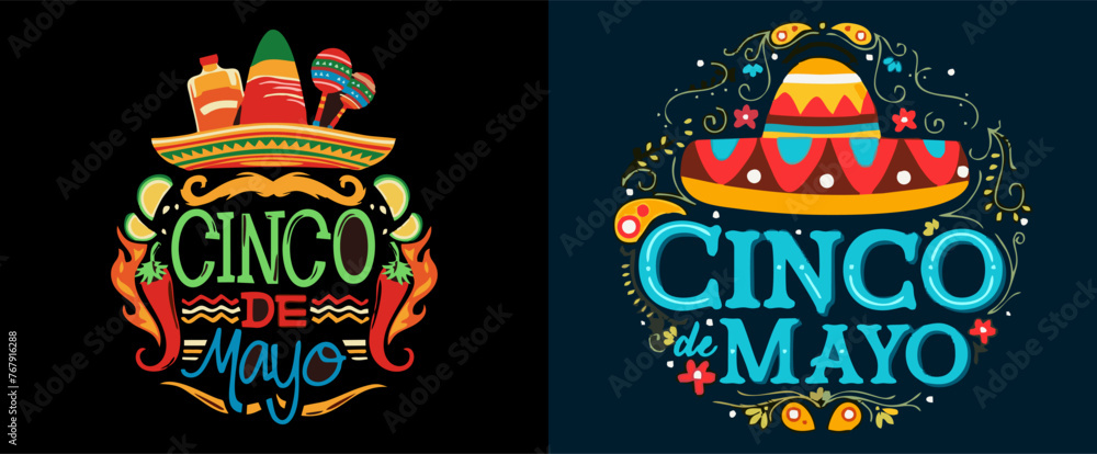 Naklejka premium Premium Vector Illustration | Cinco de Mayo Celebration