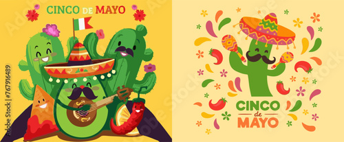 Premium Vector Illustration | Cinco de Mayo Celebration