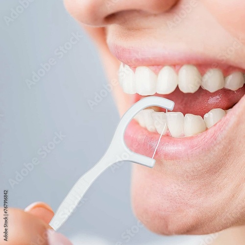 Beautiful young woman laughing and smiling Beautiful smile with open mouth and beautiful hair _ Beautiful woman smiling and laughing _ Woman in dental center _ Mouth washing and personal care