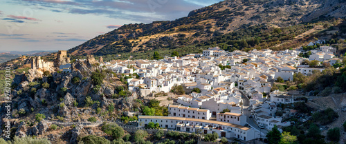 Scenic view of Zuheros, Cordoba, Spain on a sunny day