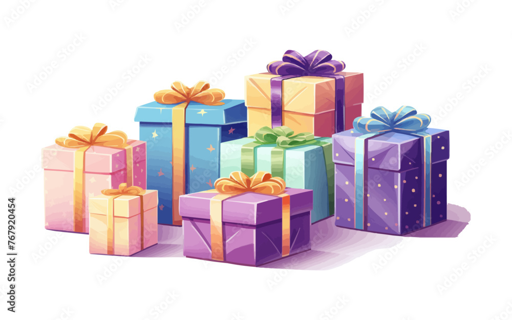 presents isolated vector style presents isolated vector style