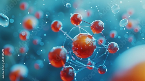 Explore the enigmatic realm of chemistry and atoms through mesmerizing 3D renders.