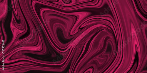 Canvas Print Red and white paint mixing background