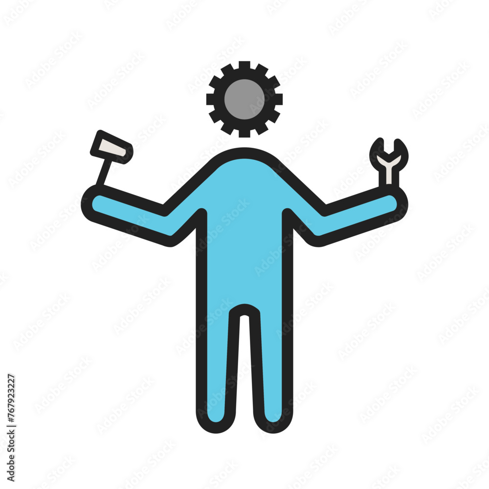 Personality Traits Line Filled Icons Personality Traits Line Filled Icons